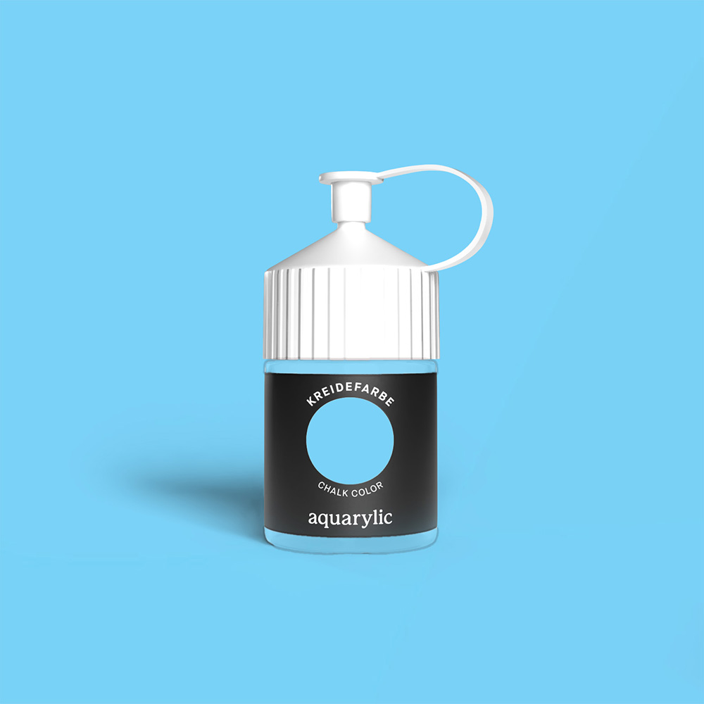 Kreidefarbe 500ml-Cyan