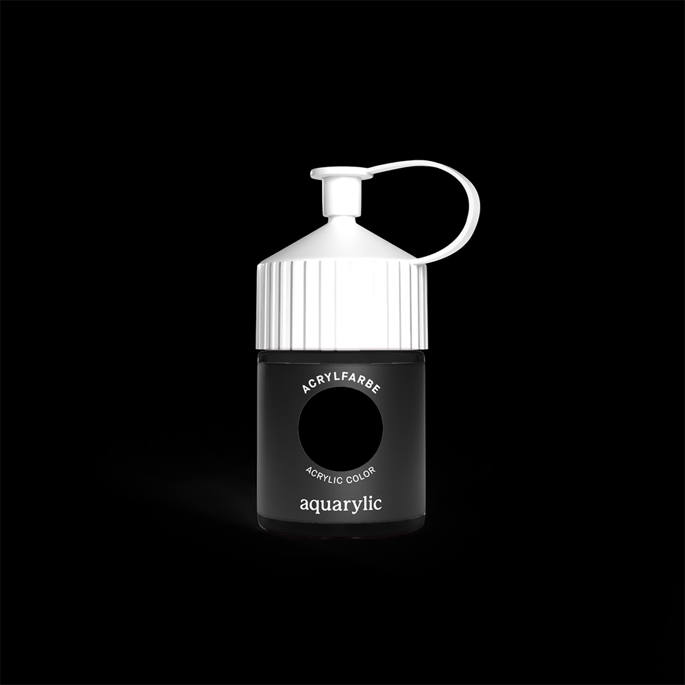 Acrylfarbe 250 ml-Tiefschwarz