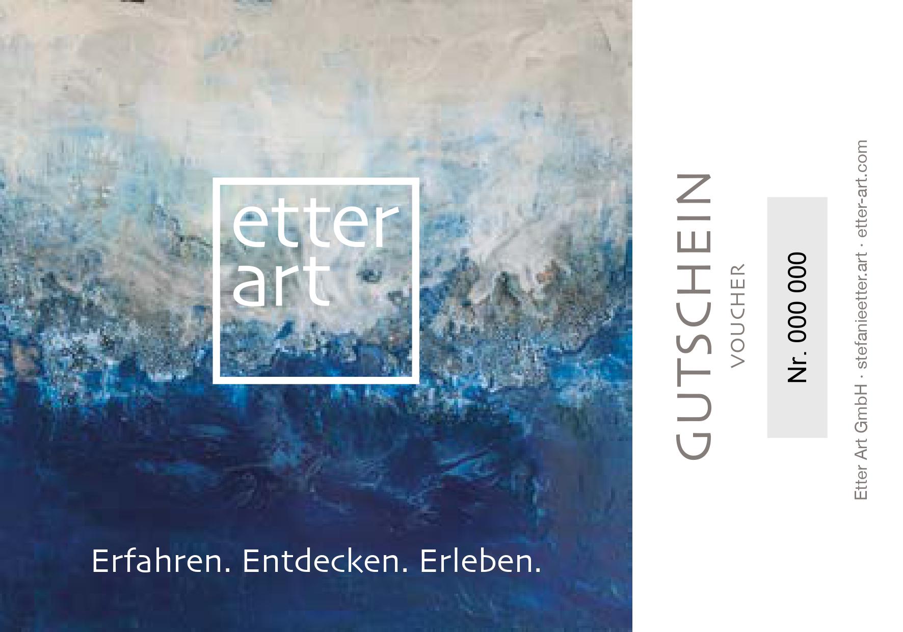 Etter Art Gutschein Virtuell 25,00 €-Blue
