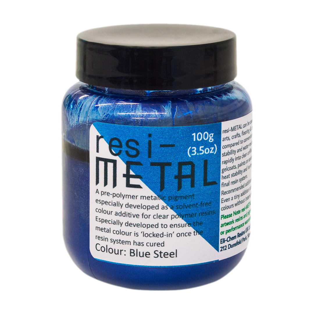 resi-METAL Metallic Pigmentpaste Blue Steel 100g
