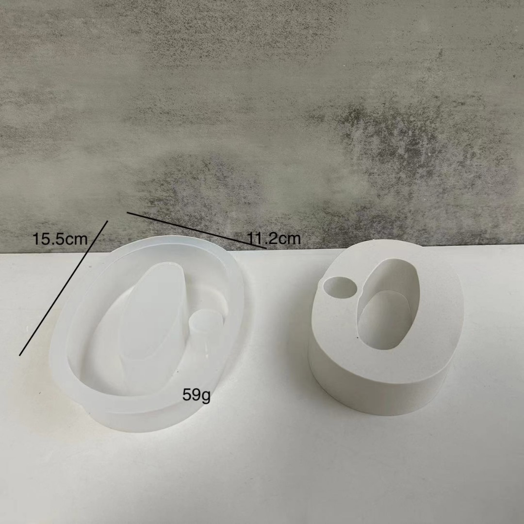 Silikonform 3D Zahlen Null