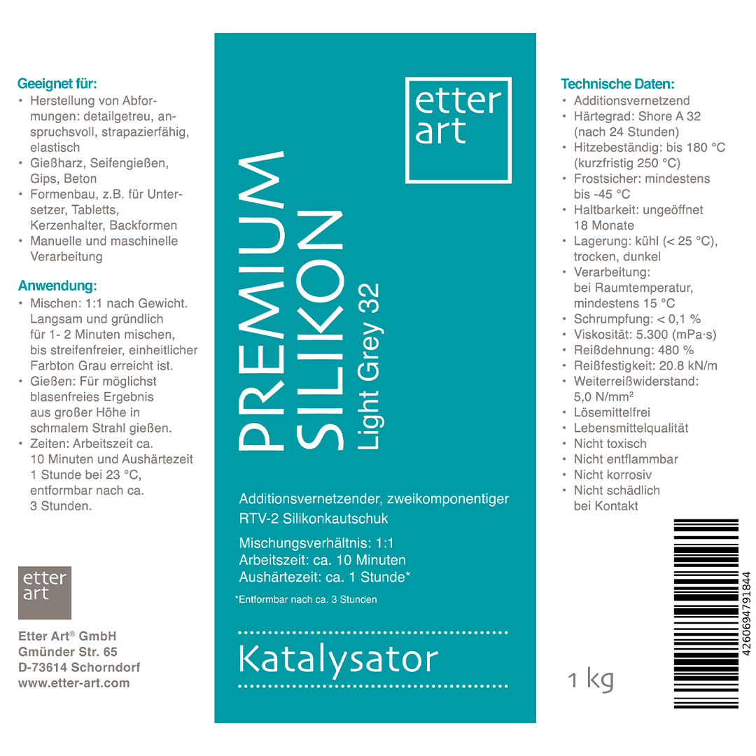 Etter Art PREMIUM SILIKON LIGHT GREY 32 - Set 2 kg
