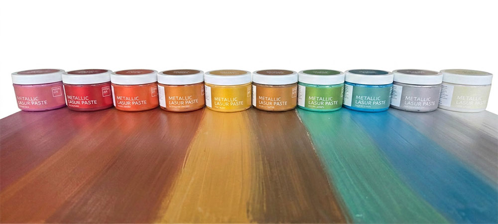 Metallic Glaze Paste 150 ml Red Copper