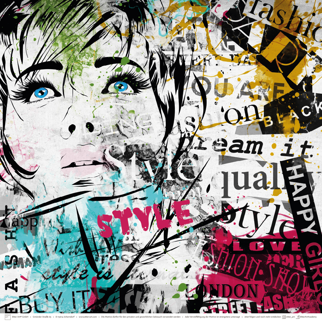 Etter Art Paper Pop Glamour