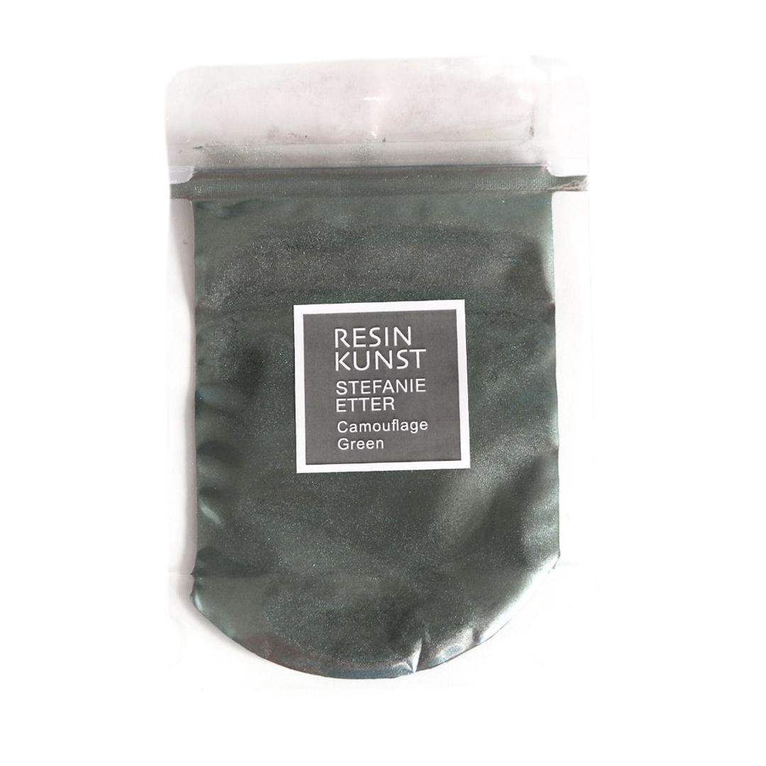 Perlglanz Pigmentpulver Camouflage Green 10 g