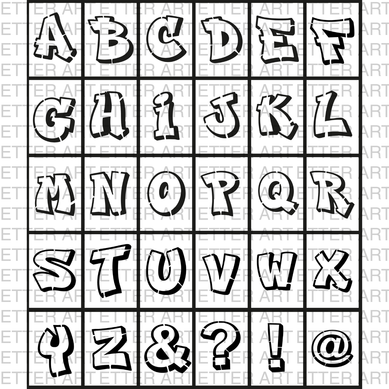 LETTER SET STREET STYLE - 14,8 × 21,0 cm
